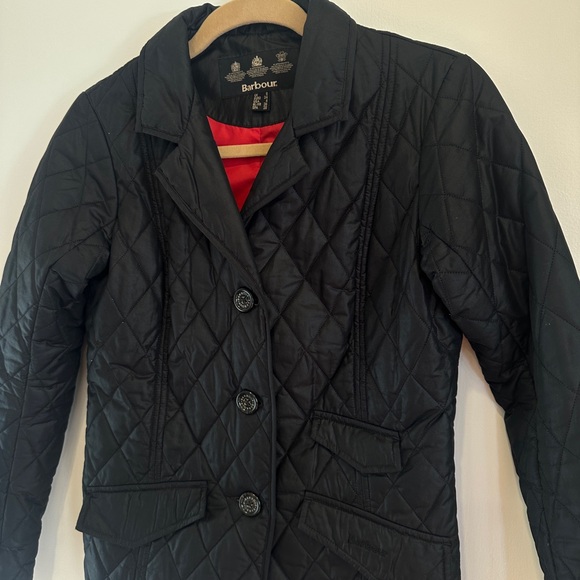 Barbour Women's Black Quilted Jacket - Size 4 - Picture 2 of 4